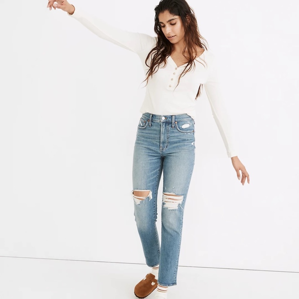 Madewell - The Petite Perfect Vintage Jean in Denman Wash